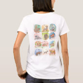 Twaalf dieren t-shirt (Achterkant)