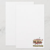 twaalf drummers 12e twaalfde dag briefpapier (Voorkant / Achterkant)