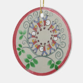 Twaalf drummers Drumming kerstversiering Keramisch Ornament (Links)