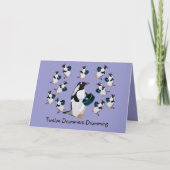 Twaalf drummers feestdagen kaart (Voorkant)