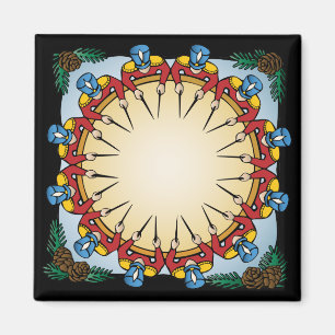 Twaalf drummers magneet