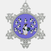 Twaalf drummers Snowflake Ornament (Voorkant)