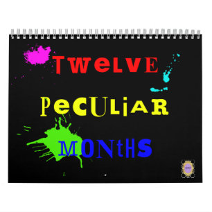Twaalf Eigenaardige Maanden 2012 Kalender