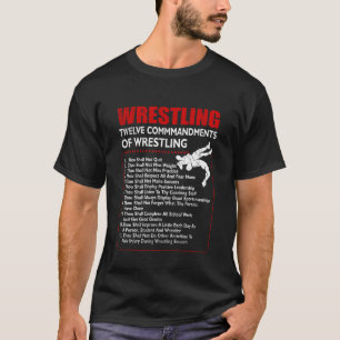 Twaalf Geboden van Worstelseizoen Gevecht S T-shirt