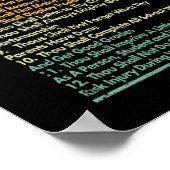 Twaalf geboden van Wrestling Funny Wrestle Fan Poster (Hoek)