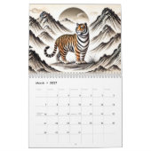 Twaalf Geesten – Chinese Zodiac Inktkalender Kalender (Mar 2027)