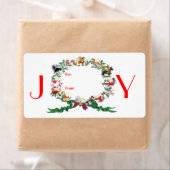 Twaalf Honden van Kerstcadeau Label Sticker (Insitu)
