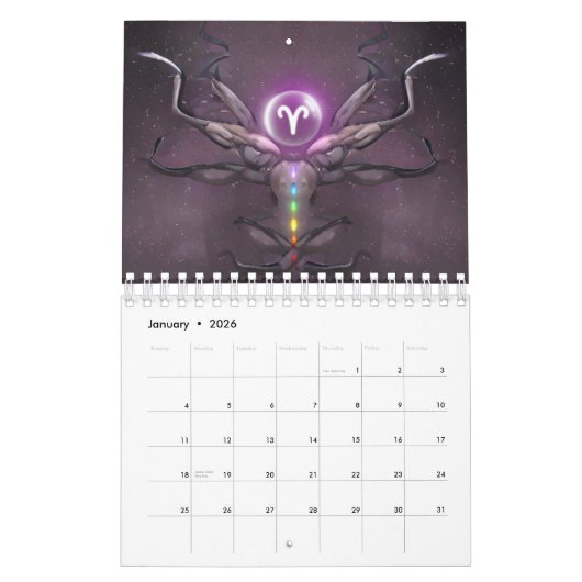 Twaalf hormonensymbolen | Kalenders Kalender (Jan 2026)