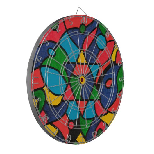 Twaalf Israëlische stammen - Dartbord (Voorkant Links)