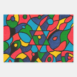 Twaalf Israëlische stammen - Inpakpapier Vel