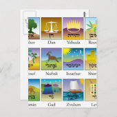 Twaalf Israëlische zeehonden Briefkaart (Voorkant / Achterkant)