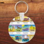 Twaalf Israëlische zeehonden Sleutelhanger (Voorkant)