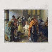 Twaalf-jarige Jezus in de tempel, 1851 Briefkaart (Voorkant)