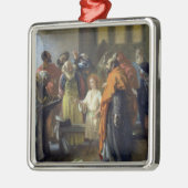 Twaalf-jarige Jezus in de tempel, 1851 Metalen Ornament (Links)