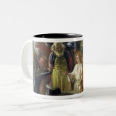 Twaalf-jarige Jezus in de tempel, 1851 Tweekleurige Koffiemok (Voorkant links)