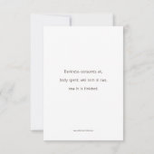 Twaalf, Jezus sterft aan de kruis, Kaart Prayer (Achterkant)