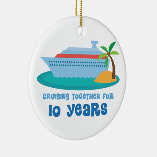 Twaalf Jubilea Keramisch Ornament (Rechts)