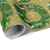 Twaalf kerstdagen cadeaupapier (Rol Hoek)