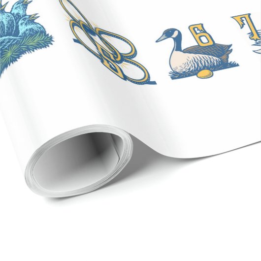 Twaalf kerstdagen cadeaupapier (Rol Hoek)