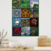 Twaalf kerstdagen - het Poster (Keuken)