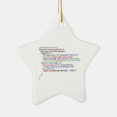 Twaalf kerstdagen in Java en Python Keramisch Ornament (Rechts)