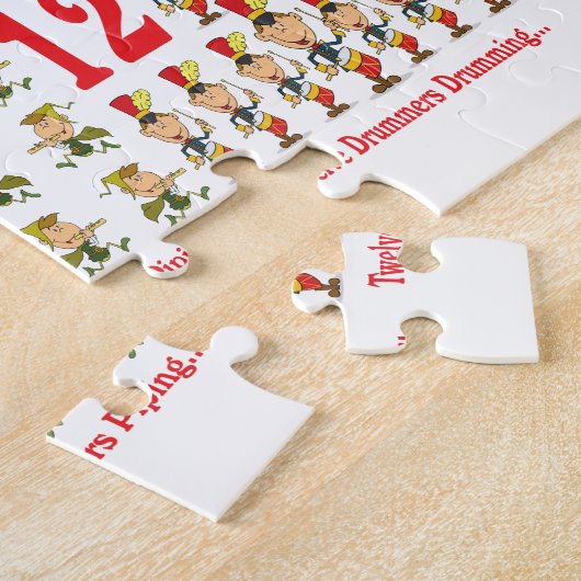 Twaalf kerstdagen legpuzzel (Zijkant)