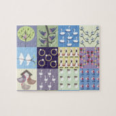 Twaalf kerstdagen legpuzzel (Horizontaal)