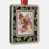 Twaalf kerstdagen metalen ornament (Rechts)