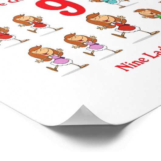 Twaalf kerstdagen poster (Hoek)