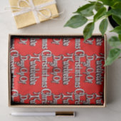 Twaalf kerstdagen tissuepapier (Geschenk)