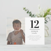 Twaalf Landschapsfoto Uitnodiging (Staand voorkant)