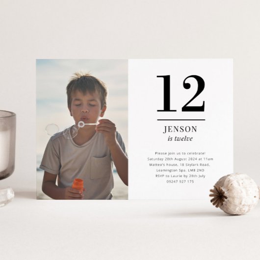 Twaalf Landschapsfoto Uitnodiging