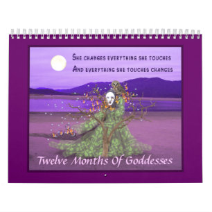 Twaalf maanden goddessen kalender