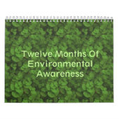 Twaalf maanden milieubewustzijn kalender (Hoes)