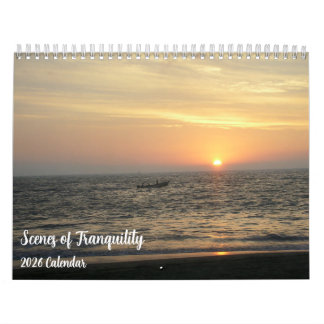 Twaalf maanden vol landschapsgezichten kalender
