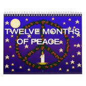 twaalf maanden vrede kalender (Hoes)
