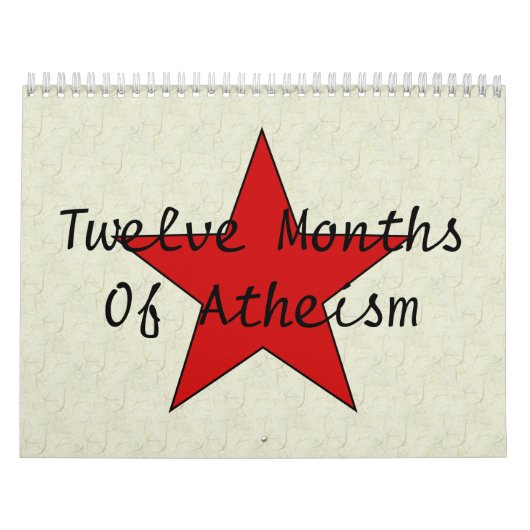 Twaalf maandenAtheïsme Kalender (Hoes)