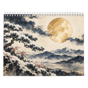 Twaalf Manen van Japan 2027 Muurkalender Kalender