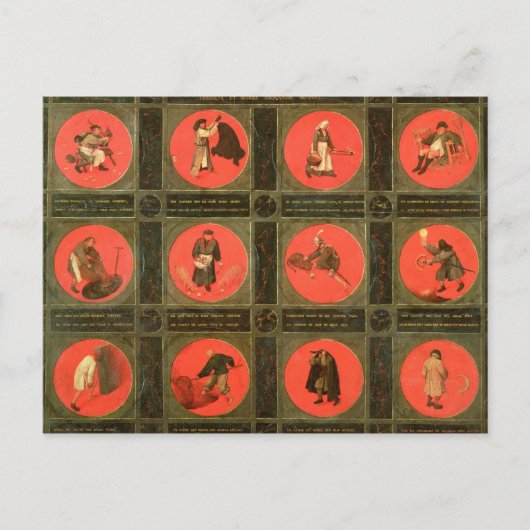 Twaalf Proverbs, c.1558-60 Briefkaart (Voorkant)