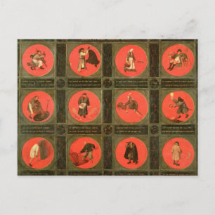 Twaalf Proverbs, c.1558-60 Briefkaart