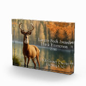 Twaalf punt buck in de herfst 5 regels tekst award fotoblokken (Rechts)