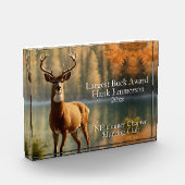 Twaalf punt buck in de herfst 5 regels tekst award fotoblokken (Links)