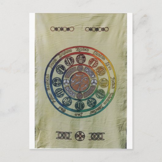 Twaalf stammen en discipelen briefkaart (Voorkant)