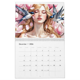 Twaalf Tinten van Haar – Waterverfkalender 2026 Kalender