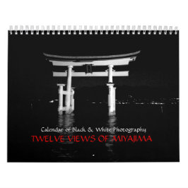 Twaalf Uitzichten Miyajima Kalender