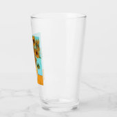 Twaalf Zonnebloemen in een Vase (stilstaand schild Glas (Links)