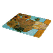 Twaalf Zonnebloemen in een Vase (stilstaand schild Snijplank (Hoek)