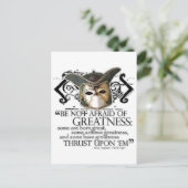 Twaalfde citaat nachtacht briefkaart (Staand voorkant)