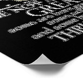 Twaalfde citaat nachtacht poster (Hoek)