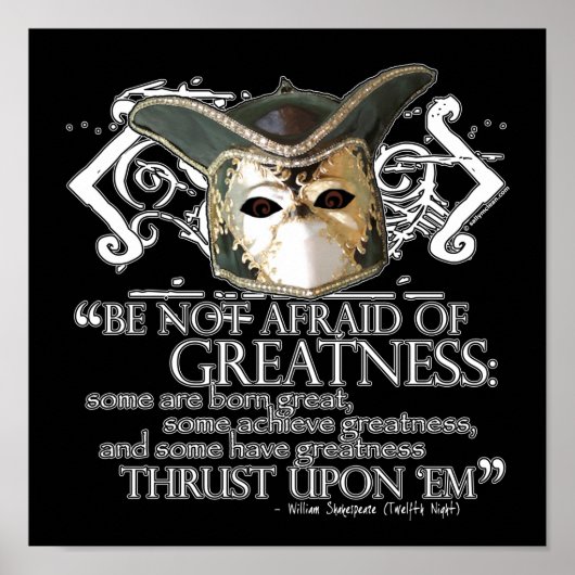 Twaalfde citaat nachtacht poster (Voorkant)